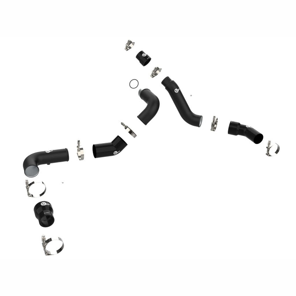 aFe BladeRunner 3 in Aluminum Hot & Cold Charge Pipe Kit - Black | 2019 Ram 1500 Classic - Stateside Performance - Intercoolers - aFe - aFe BladeRunner 3 in Aluminum Hot & Cold Charge Pipe Kit - Black | 2019 Ram 1500 Classic