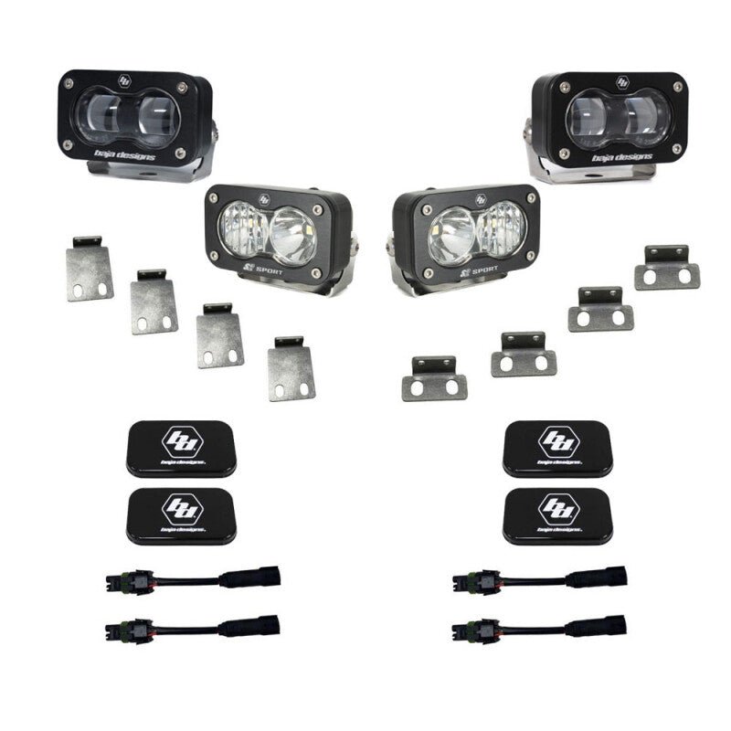 Baja Designs S2 SAE Pro LED Fog Pocket Light Kit | 2021-2025 Ford F150 Raptor - Stateside Performance - Fog Lights - Baja Designs - Baja Designs S2 SAE Pro LED Fog Pocket Light Kit | 2021-2025 Ford F150 Raptor