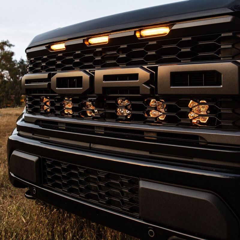 Baja Designs Squadron Pro 2.0 Behind Grille Kit - Clear | 2021 - 2026 Ford F150 - Stateside Performance - Light Bars & Cubes - Baja Designs - Baja Designs Squadron Pro 2.0 Behind Grille Kit - Clear | 2021 - 2026 Ford F150