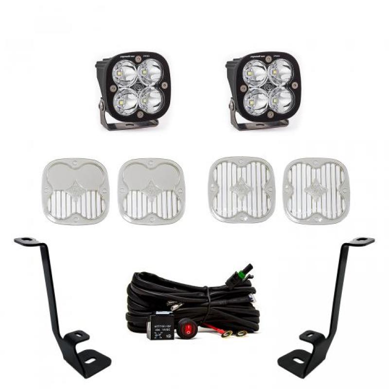 Baja Designs Squadron Pro Spot LED A-Pillar Light Kit | 2021-2023 Ford F150 - Stateside Performance - Light Bars & Cubes - Baja Designs - Baja Designs Squadron Pro Spot LED A-Pillar Light Kit | 2021-2023 Ford F150