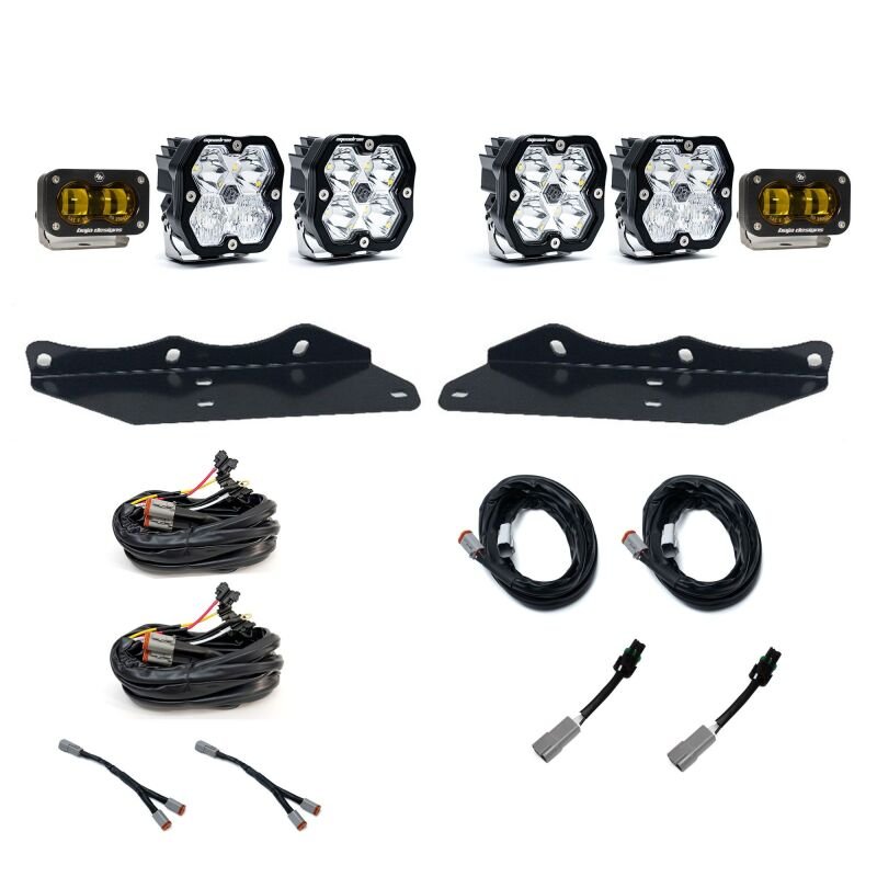 Baja Designs Squadron SAE 2.0/S2 Fog Pocket Kit Sportsman - Baja Amber | 2017 - 2020 Ford F150 - Stateside Performance - Fog Lights - Baja Designs - Baja Designs Squadron SAE 2.0/S2 Fog Pocket Kit Sportsman - Baja Amber | 2017 - 2020 Ford F150