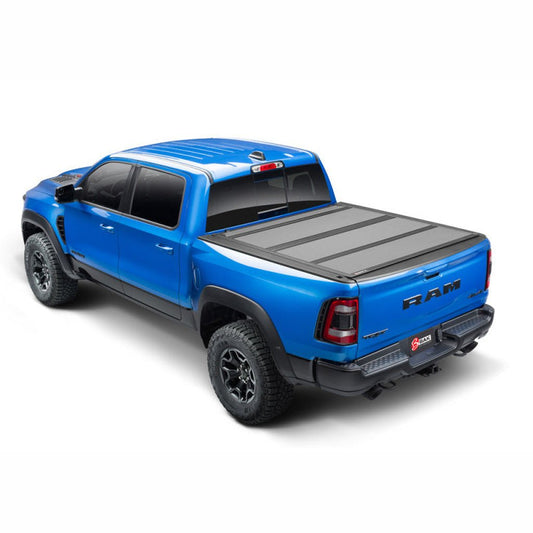 BAK BAKFlip MX4 Hard Folding Bed Cover - 5 ft 7 in Bed w/o RamBox | 2021-2024 Ram 1500 TRX - Stateside Performance - Tonneau Covers - Hard Fold - BAK - BAK BAKFlip MX4 Hard Folding Bed Cover - 5 ft 7 in Bed w/o RamBox | 2021-2024 Ram 1500 TRX