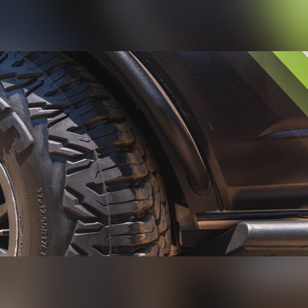 DV8 Offroad Rear Aluminum Inner Fenders - Black | 2022-2025 Ford Bronco Raptor - Stateside Performance - Wheel Well Liners - DV8 Offroad - DV8 Offroad Rear Aluminum Inner Fenders - Black | 2022-2025 Ford Bronco Raptor