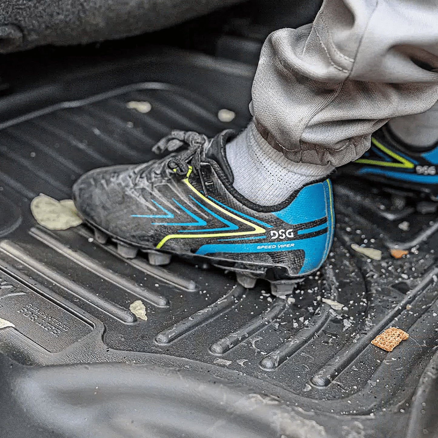 Husky Liners Cab X - Act Contour Front & 2nd Row Seat Floor Liners - Black | 2021 - 2025 Ford F150 - Stateside Performance - Floor Mats/Liners - Husky Liners - Husky Liners Cab X - Act Contour Front & 2nd Row Seat Floor Liners - Black | 2021 - 2025 Ford F150
