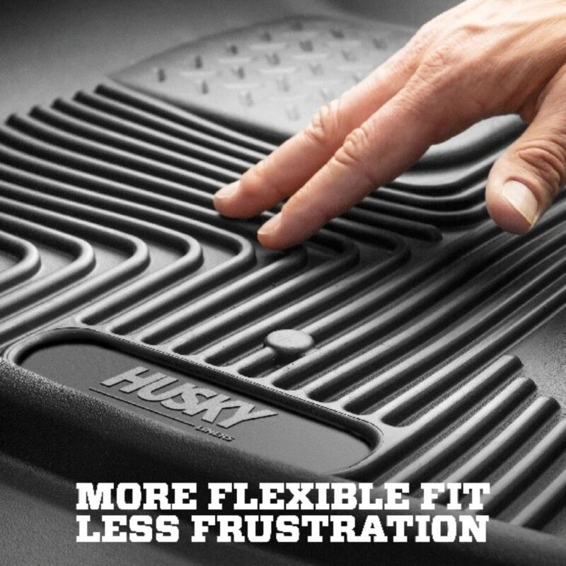 Husky Liners X-Act Contour Front Floor Liners - Black | 2022-2024 Ford F-150 Lightning - Stateside Performance - Floor Mats - Rubber - Husky Liners - Husky Liners X-Act Contour Front Floor Liners - Black | 2022-2024 Ford F-150 Lightning