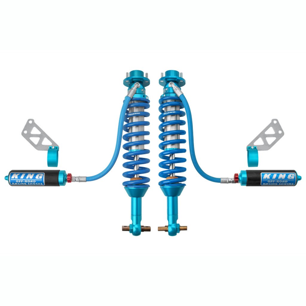 King Shocks 2.5 Adjustable Remote Reservoir Front Shocks - Pair | 2022-2025 Ford Bronco Raptor - Stateside Performance - Shocks and Struts - King Shocks - King Shocks 2.5 Adjustable Remote Reservoir Front Shocks - Pair | 2022-2025 Ford Bronco Raptor