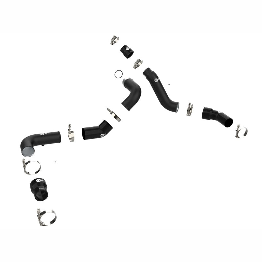 aFe BladeRunner 3 in Aluminum Hot & Cold Charge Pipe Kit - Black | 2016-2018 Ram 1500