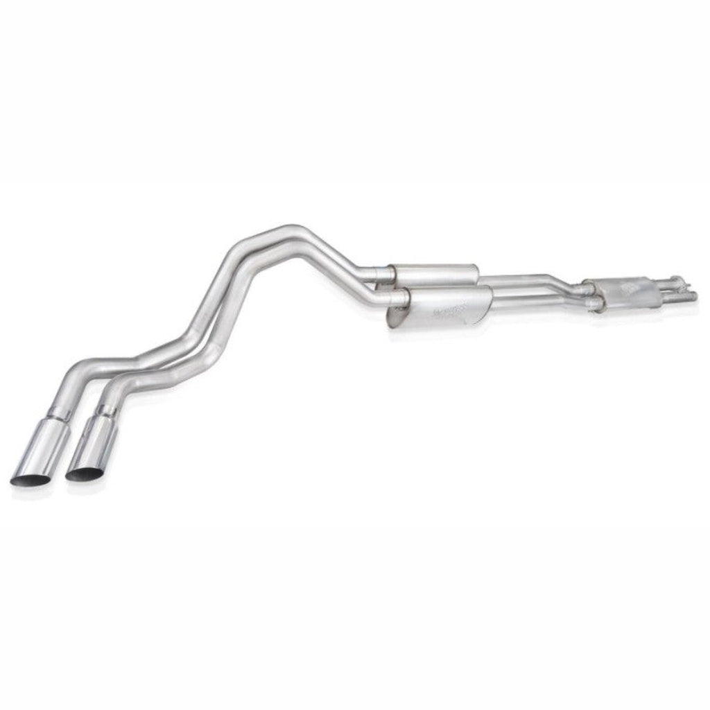 Stainless Works Redline Cat-Back Exhaust System - 304SS w/ 4 in Polished Tips | 2020-2022 GMC Sierra 2500HD