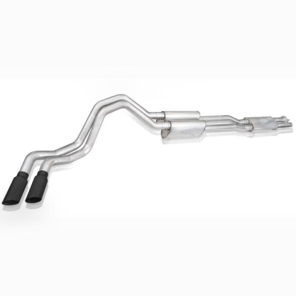 Stainless Works Legend Cat-Back Exhaust System - 304SS w/ 4 in Matte Black Tips | 2020-2022 Chevy Silverado 3500HD