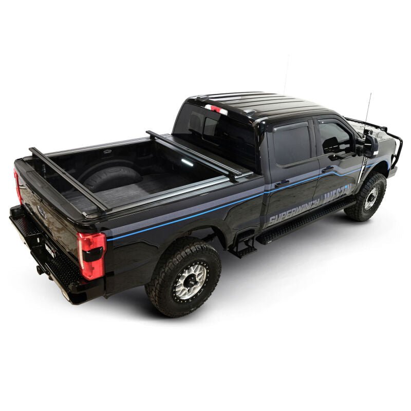 Westin Retractable Bed Cover - 6 ft 8 in Bed, Black | 2017-2022 Ford F350 Super Duty - Stateside Performance - Tonneau Covers - Retractable - Westin - Westin Retractable Bed Cover - 6 ft 8 in Bed, Black | 2017-2022 Ford F350 Super Duty
