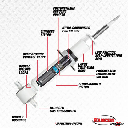 Rancho RS5000X Front Strut | 2014-2018 GMC Sierra 1500