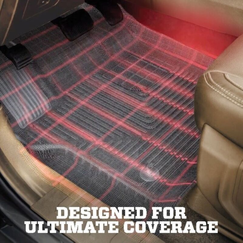 Husky Liners WeatherBeater Front & Rear Floor Liners - Black, SuperCab | 2017-2022 Ford F350 Super Duty