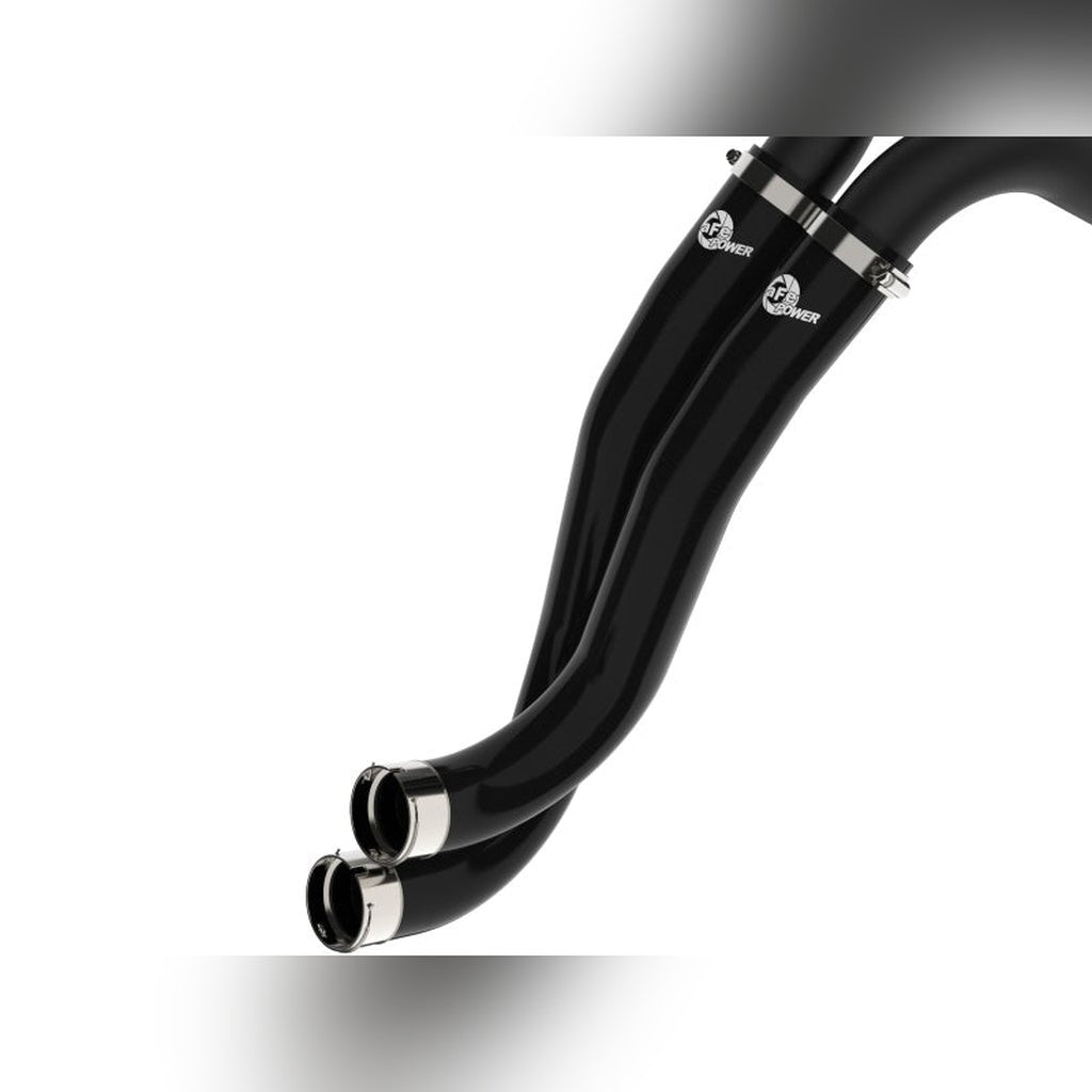 aFe BladeRunner Aluminum Hot and Cold Charge Pipe Kit - Black | 2022-2025 Ford Bronco Raptor - Stateside Performance - Intercoolers - aFe - aFe BladeRunner Aluminum Hot and Cold Charge Pipe Kit - Black | 2022-2025 Ford Bronco Raptor