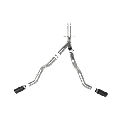 aFe Large Bore-HD DPF-Back Exhaust System - 4 in 409SS w/ Black Tip | 2020-2026 GMC Sierra 2500HD - Stateside Performance - DPF Back - aFe - aFe Large Bore-HD DPF-Back Exhaust System - 4 in 409SS w/ Black Tip | 2020-2026 GMC Sierra 2500HD