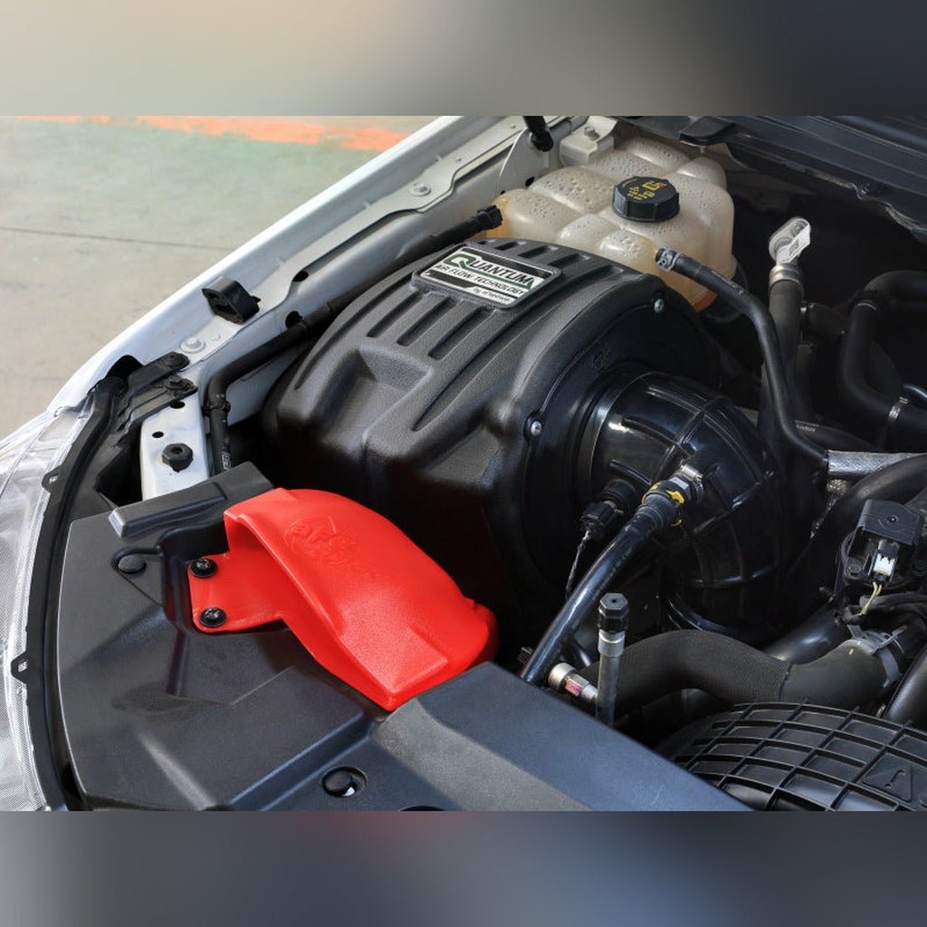 aFe Magnum FORCE Dynamic Air Scoop - Red | 2019 - 2023 Ford Ranger - Stateside Performance - Air Intake Components - aFe - aFe Magnum FORCE Dynamic Air Scoop - Red | 2019 - 2023 Ford Ranger