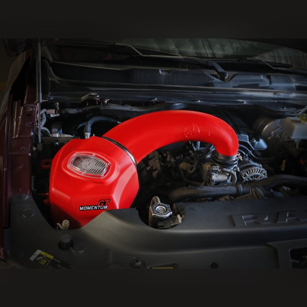 aFe Momentum GT Pro DRY S Cold Air Intake - Red | 2019 - 2024 Ram 1500 - Stateside Performance - Cold Air Intakes - aFe - aFe Momentum GT Pro DRY S Cold Air Intake - Red | 2019 - 2024 Ram 1500