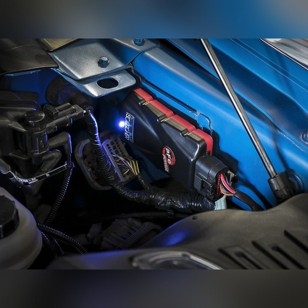 aFe Scorcher Blue Power Module | 2021 - 2025 Ford Bronco - Stateside Performance - In - Line Modules - aFe - aFe Scorcher Blue Power Module | 2021 - 2025 Ford Bronco