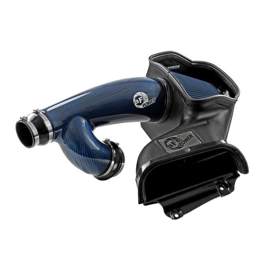 aFe Track Series Blue Kevlar Carbon Fiber Cold Air Intake System w/ Pro 5R Filter | 2021 - 2025 Ford F150 - Stateside Performance - Cold Air Intakes - aFe - aFe Track Series Blue Kevlar Carbon Fiber Cold Air Intake System w/ Pro 5R Filter | 2021 - 2025 Ford F150
