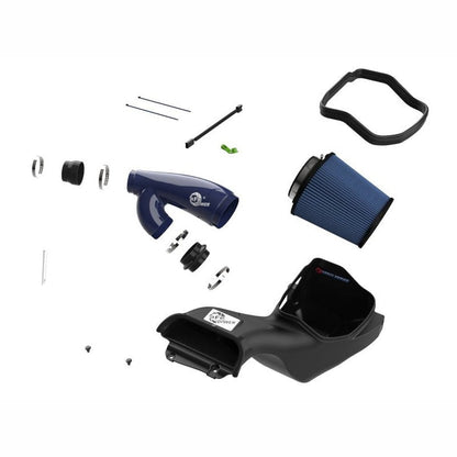 aFe Track Series Blue Kevlar Carbon Fiber Cold Air Intake System w/ Pro 5R Filter | 2021 - 2025 Ford F150 - Stateside Performance - Cold Air Intakes - aFe - aFe Track Series Blue Kevlar Carbon Fiber Cold Air Intake System w/ Pro 5R Filter | 2021 - 2025 Ford F150