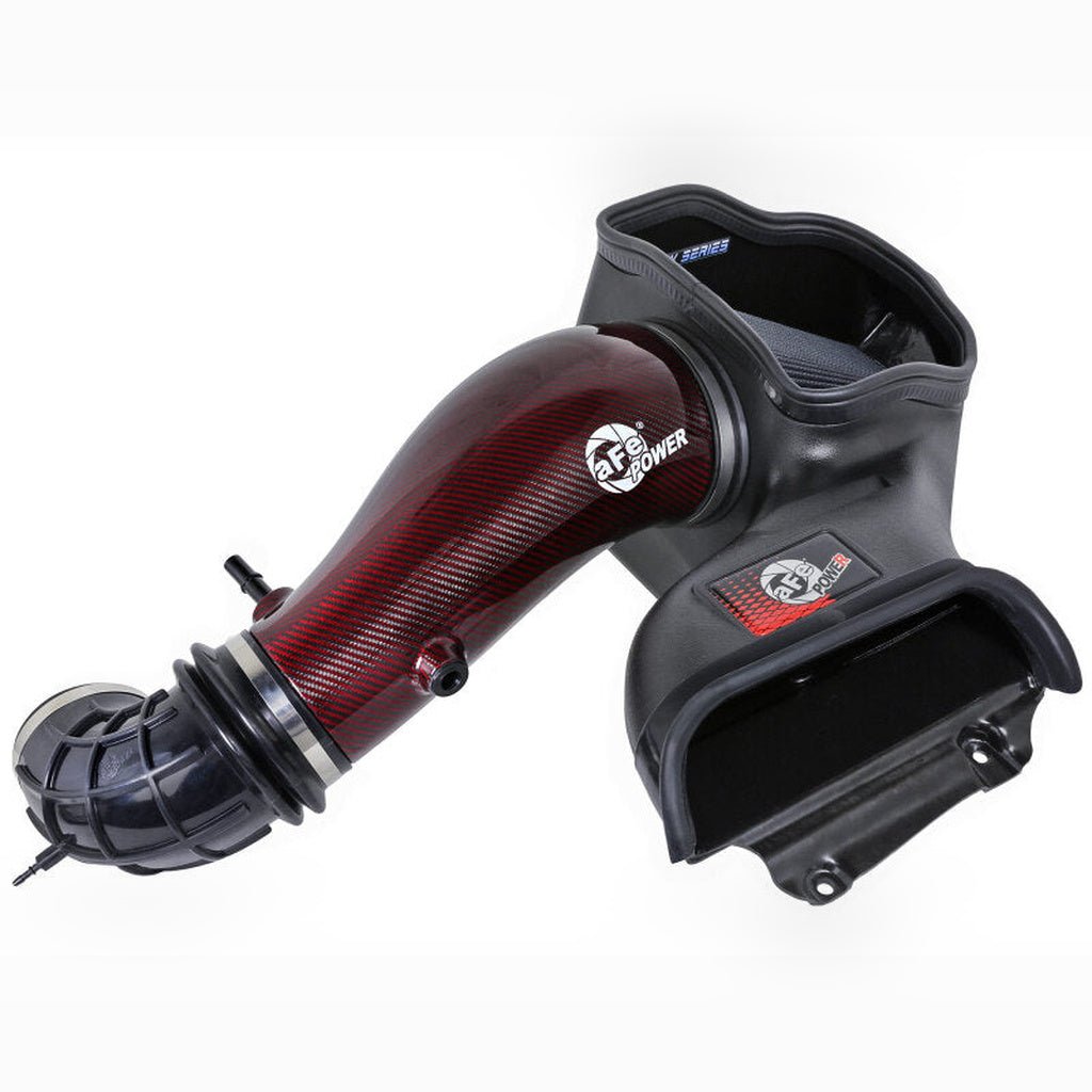 aFe Track Series Carbon Fiber Cold Air Intake - Red | 2023-2025 Ford F150 Raptor R - Stateside Performance - Cold Air Intakes - aFe - aFe Track Series Carbon Fiber Cold Air Intake - Red | 2023-2025 Ford F150 Raptor R