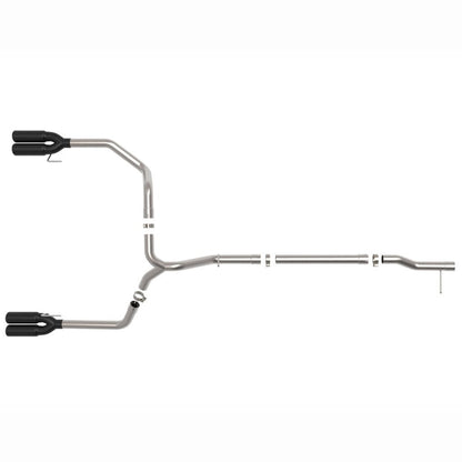aFe Vulcan Series DPF-Back Exhaust System - 3 in 304 SS, Black Tip | 2023-2025 GMC Sierra 1500 - Stateside Performance - DPF Back - aFe - aFe Vulcan Series DPF-Back Exhaust System - 3 in 304 SS, Black Tip | 2023-2025 GMC Sierra 1500