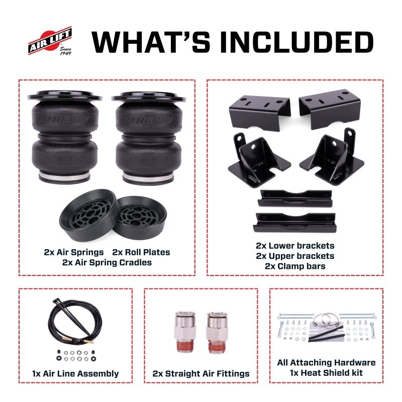 Air Lift LoadLifter 5000 Ultimate Air Spring Kit | 2021 - 2025 Ram 1500 - Stateside Performance - Air Suspension Kits - Air Lift - Air Lift LoadLifter 5000 Ultimate Air Spring Kit | 2021 - 2025 Ram 1500