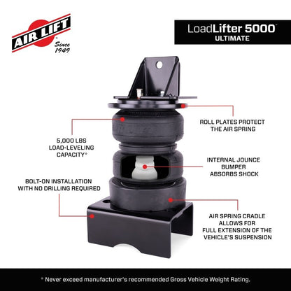 Air Lift LoadLifter 5000 Ultimate Air Spring Kit | 2021 - 2025 Ram 1500 - Stateside Performance - Air Suspension Kits - Air Lift - Air Lift LoadLifter 5000 Ultimate Air Spring Kit | 2021 - 2025 Ram 1500
