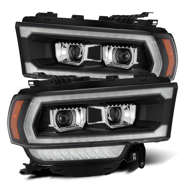 AlphaRex 19 - 21 Ram 2500 PRO - Series Projector Headlights Plank Style Black w/Activation Light - Stateside Performance - Headlights - AlphaRex - AlphaRex 19 - 21 Ram 2500 PRO - Series Projector Headlights Plank Style Black w/Activation Light