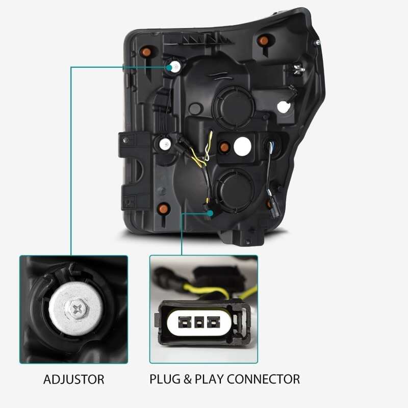 AlphaRex LUXX Plank Style LED Projector Headlight Assembly - Alpha Black w/ Activation Light & Sequential Signal | 2011-2016 Ford F250 Super Duty - Stateside Performance - Headlights - AlphaRex - AlphaRex LUXX Plank Style LED Projector Headlight Assembly - Alpha Black w/ Activation Light & Sequential Signal | 2011-2016 Ford F250 Super Duty