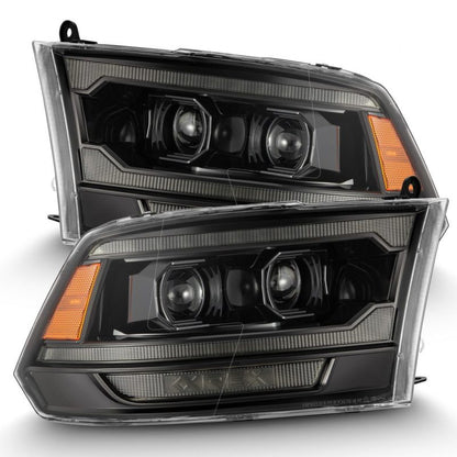 AlphaRex LUXX-Series LED Projector Headlights - Alpha Black | 2011-2018 Ram 1500 - Stateside Performance - Headlights - AlphaRex - AlphaRex LUXX-Series LED Projector Headlights - Alpha Black | 2011-2018 Ram 1500