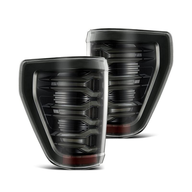 AlphaRex LUXX - Series LED Projector Tail Lights - Alpha - Black | 2021 - 2023 Ford F150 - Stateside Performance - Tail Lights - AlphaRex - AlphaRex LUXX - Series LED Projector Tail Lights - Alpha - Black | 2021 - 2023 Ford F150