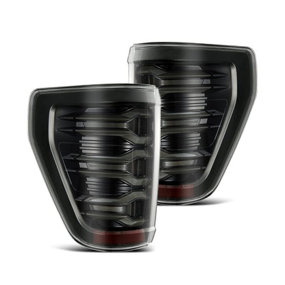 AlphaRex LUXX - Series LED Projector Tail Lights - Alpha - Black | 2021 - 2023 Ford F150 - Stateside Performance - Tail Lights - AlphaRex - AlphaRex LUXX - Series LED Projector Tail Lights - Alpha - Black | 2021 - 2023 Ford F150