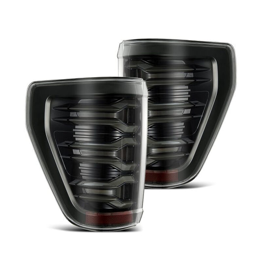 AlphaRex LUXX - Series LED Projector Tail Lights - Alpha - Black | 2021 - 2023 Ford F150 - Stateside Performance - Tail Lights - AlphaRex - AlphaRex LUXX - Series LED Projector Tail Lights - Alpha - Black | 2021 - 2023 Ford F150