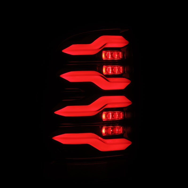 AlphaRex LUXX-Series LED Tail Lights - Alpha-Black | 2019-2020 Ram 1500 - Stateside Performance - Tail Lights - AlphaRex - AlphaRex LUXX-Series LED Tail Lights - Alpha-Black | 2019-2020 Ram 1500