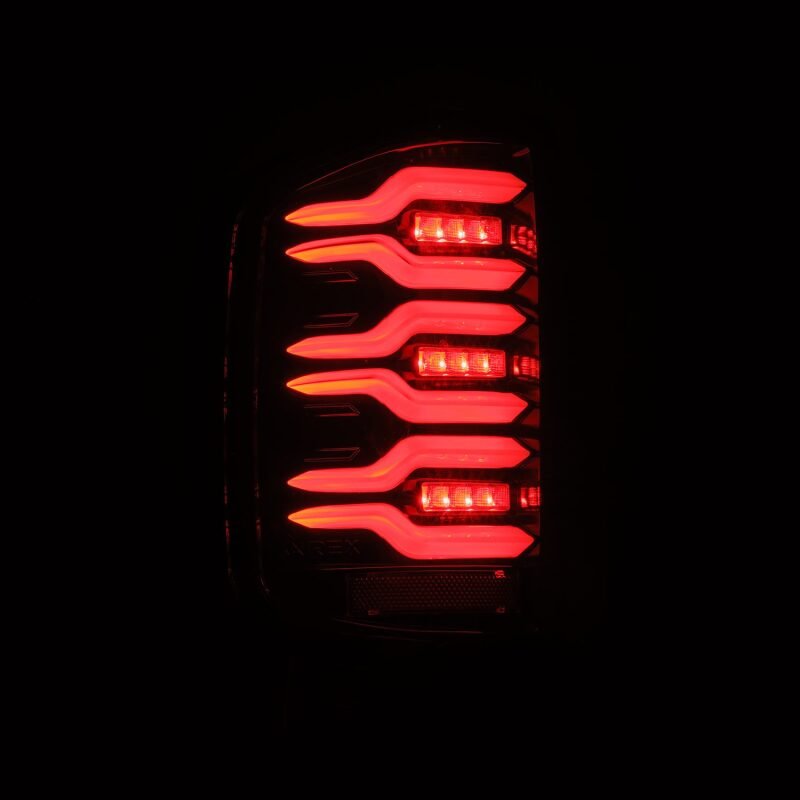 AlphaRex Luxx-Series LED Tail Lights - Alpha-Black w/ Activ Light & Seq Signal | 2015-2019 GMC Sierra 3500HD - Stateside Performance - Tail Lights - AlphaRex - AlphaRex Luxx-Series LED Tail Lights - Alpha-Black w/ Activ Light & Seq Signal | 2015-2019 GMC Sierra 3500HD