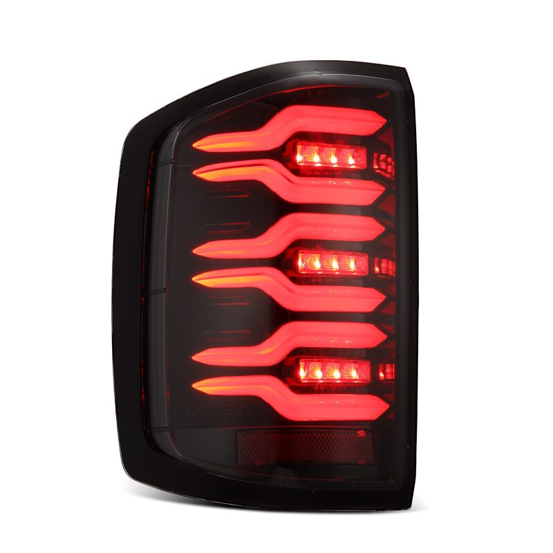 AlphaRex Luxx-Series LED Tail Lights - Alpha-Black w/ Activ Light & Seq Signal | 2015-2019 GMC Sierra 3500HD - Stateside Performance - Tail Lights - AlphaRex - AlphaRex Luxx-Series LED Tail Lights - Alpha-Black w/ Activ Light & Seq Signal | 2015-2019 GMC Sierra 3500HD