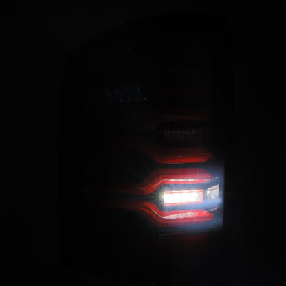 AlphaRex LUXX - Series LED Tail Lights Black - Red | 2014 - 2018 GMC Sierra 3500HD - Stateside Performance - Tail Lights - AlphaRex - AlphaRex LUXX - Series LED Tail Lights Black - Red | 2014 - 2018 GMC Sierra 3500HD
