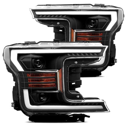 AlphaRex LUXX Series Projector Headlight Assembly - Alpha Black w/ Activation Light/DRL | 2018-2020 Ford F150 Raptor - Stateside Performance - Headlights - AlphaRex - AlphaRex LUXX Series Projector Headlight Assembly - Alpha Black w/ Activation Light/DRL | 2018-2020 Ford F150 Raptor