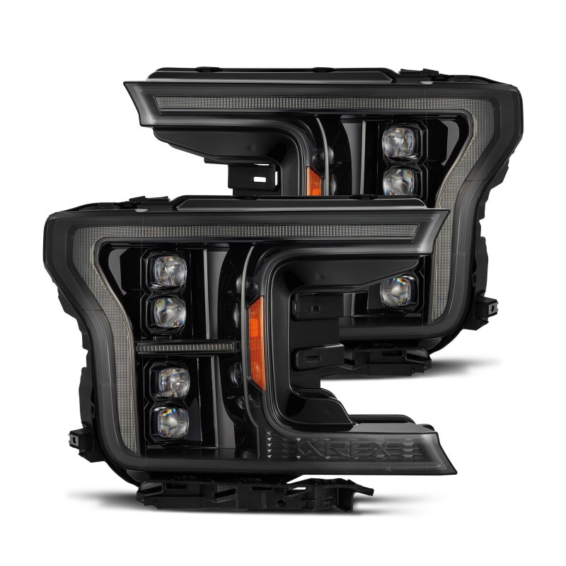 AlphaRex NOVA G2 LED Projector Headlight Assembly - Alpha Black | 2018-2020 Ford F150 Raptor - Stateside Performance - Headlights - AlphaRex - AlphaRex NOVA G2 LED Projector Headlight Assembly - Alpha Black | 2018-2020 Ford F150 Raptor