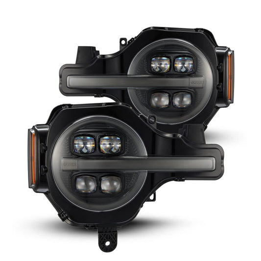 AlphaRex NOVA LED Projector Headlight Assembly - Alpha-Black w/ Activ Light/Seq Signal/DRL | 2021-2024 Ford Bronco - Stateside Performance - Headlights - AlphaRex - AlphaRex NOVA LED Projector Headlight Assembly - Alpha-Black w/ Activ Light/Seq Signal/DRL | 2021-2024 Ford Bronco