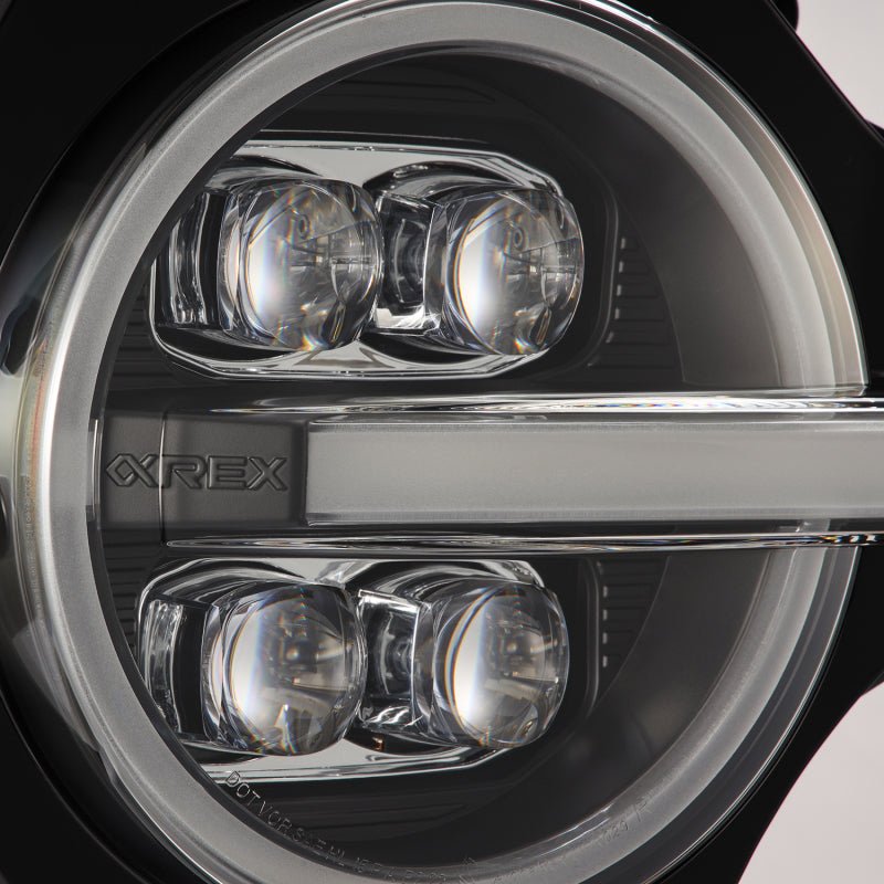 AlphaRex NOVA LED Projector Headlight Assembly - Black | 2021-2024 Ford Bronco - Stateside Performance - Headlights - AlphaRex - AlphaRex NOVA LED Projector Headlight Assembly - Black | 2021-2024 Ford Bronco