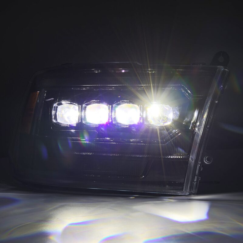 AlphaRex NOVA LED Projector Headlights - Alpha Black | 2009 - 2010 Dodge Ram 1500 - Stateside Performance - Headlights - AlphaRex - AlphaRex NOVA LED Projector Headlights - Alpha Black | 2009 - 2010 Dodge Ram 1500