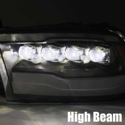 AlphaRex NOVA LED Projector Headlights - Alpha Black | 2009 - 2018 Ram 1500 - Stateside Performance - Headlights - AlphaRex - AlphaRex NOVA LED Projector Headlights - Alpha Black | 2009 - 2018 Ram 1500