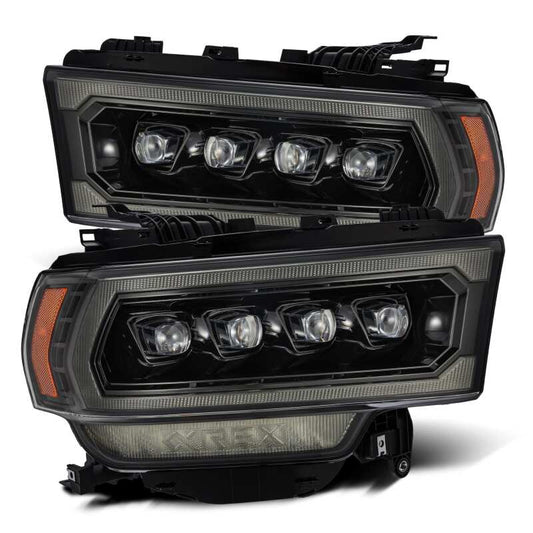 AlphaRex NOVA LED Projector Headlights - Alpha Black | 2019 - 2022 Ram 1500 - Stateside Performance - Headlights - AlphaRex - AlphaRex NOVA LED Projector Headlights - Alpha Black | 2019 - 2022 Ram 1500