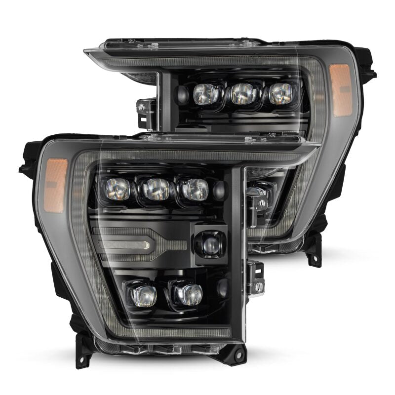 AlphaRex NOVA LED Projector Headlights - Alpha Black | 2021 - 2023 Ford F150 - Stateside Performance - Headlights - AlphaRex - AlphaRex NOVA LED Projector Headlights - Alpha Black | 2021 - 2023 Ford F150