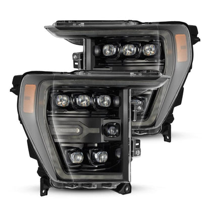 AlphaRex NOVA LED Projector Headlights - Alpha Black | 2021 - 2023 Ford F150 - Stateside Performance - Headlights - AlphaRex - AlphaRex NOVA LED Projector Headlights - Alpha Black | 2021 - 2023 Ford F150