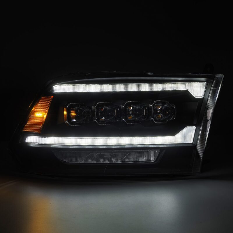 AlphaRex NOVA LED Projector Headlights - Black | 2010 - 2018 Ram 2500 - Stateside Performance - Headlights - AlphaRex - AlphaRex NOVA LED Projector Headlights - Black | 2010 - 2018 Ram 2500