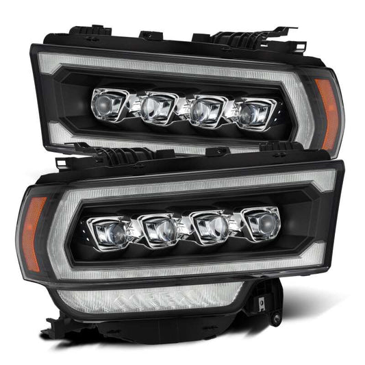AlphaRex NOVA LED Projector Headlights - Black | 2019 - 2022 Ram 1500 - Stateside Performance - Headlights - AlphaRex - AlphaRex NOVA LED Projector Headlights - Black | 2019 - 2022 Ram 1500