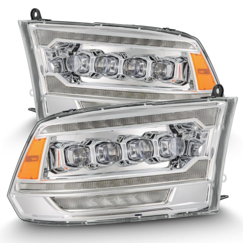 AlphaRex NOVA LED Projector Headlights - Chrome | 2009 - 2018 Ram 1500 - Stateside Performance - Headlights - AlphaRex - AlphaRex NOVA LED Projector Headlights - Chrome | 2009 - 2018 Ram 1500