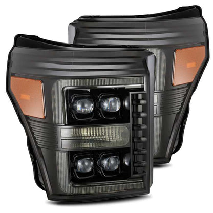 AlphaRex NOVA Plank Style LED Projector Headlight Assembly - Alpha Black w/ Activation Light & Sequential Signal | 2011-2016 Ford F250 Super Duty - Stateside Performance - Headlights - AlphaRex - AlphaRex NOVA Plank Style LED Projector Headlight Assembly - Alpha Black w/ Activation Light & Sequential Signal | 2011-2016 Ford F250 Super Duty